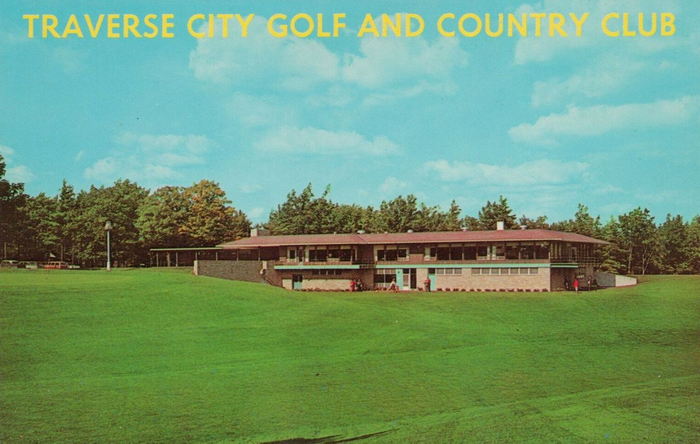 Traverse City Country Club - Vintage Postcard (newer photo)